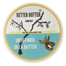 Load image into Gallery viewer, Better Butter Company Unrefined Shea Butter, 100% pure vegan butter for hydrated, smooth skin—zero toxins, zero additives!