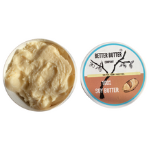Load image into Gallery viewer, Creamy 100% Soy Butter in a reusable box, perfect for hydrating dry skin with zero toxins and all vegan goodness!